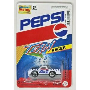 1993 Golden Wheel Pepsi Team Racer Die-Cast Car Diet Pepsi Racing Truck HW16